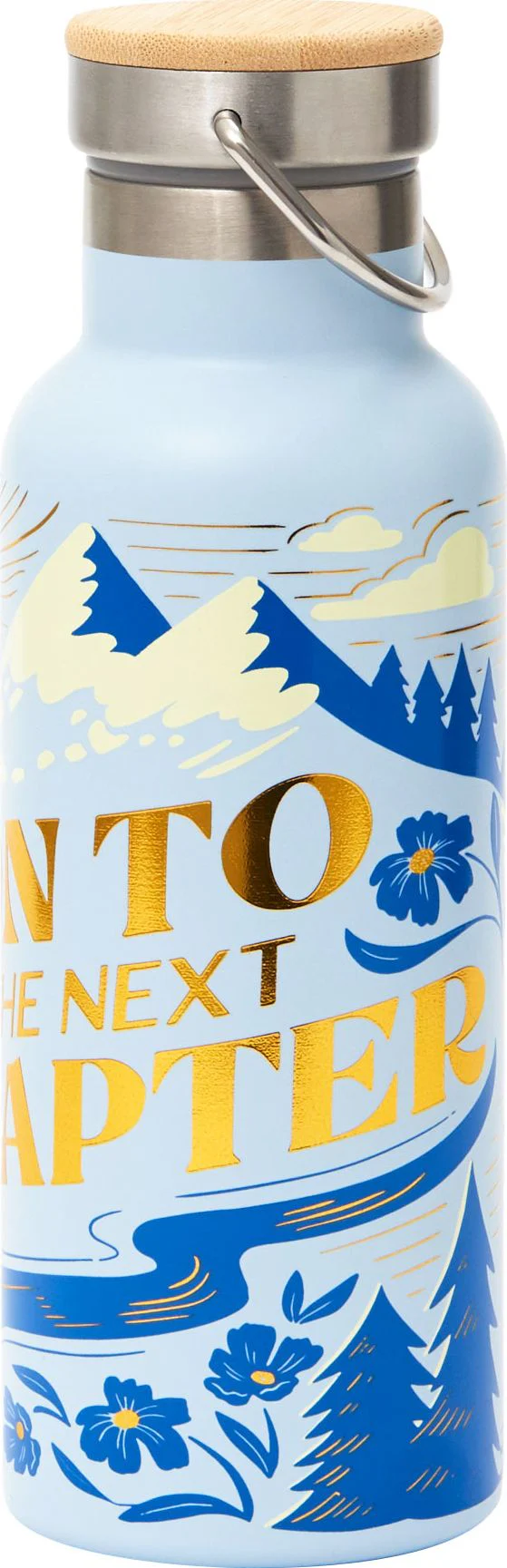 On To The Next Chapter Stainless Steel Water Bottle - Image 3