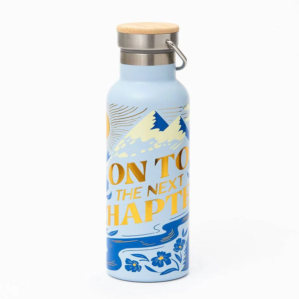 On To The Next Chapter Stainless Steel Water Bottle - Image 5