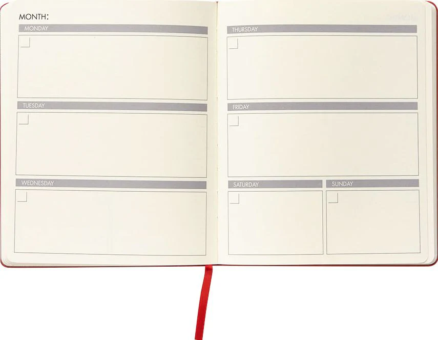 Orange Paper Wasp Undated Planner - Image 3