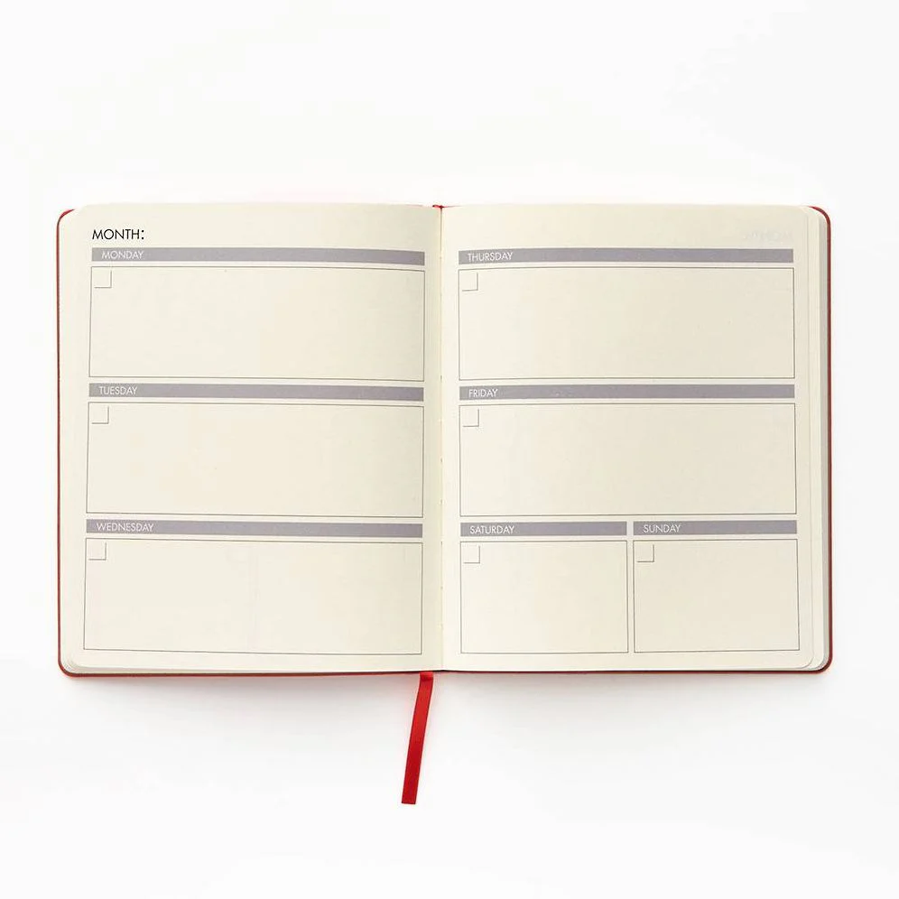 Orange Paper Wasp Undated Planner - Image 4