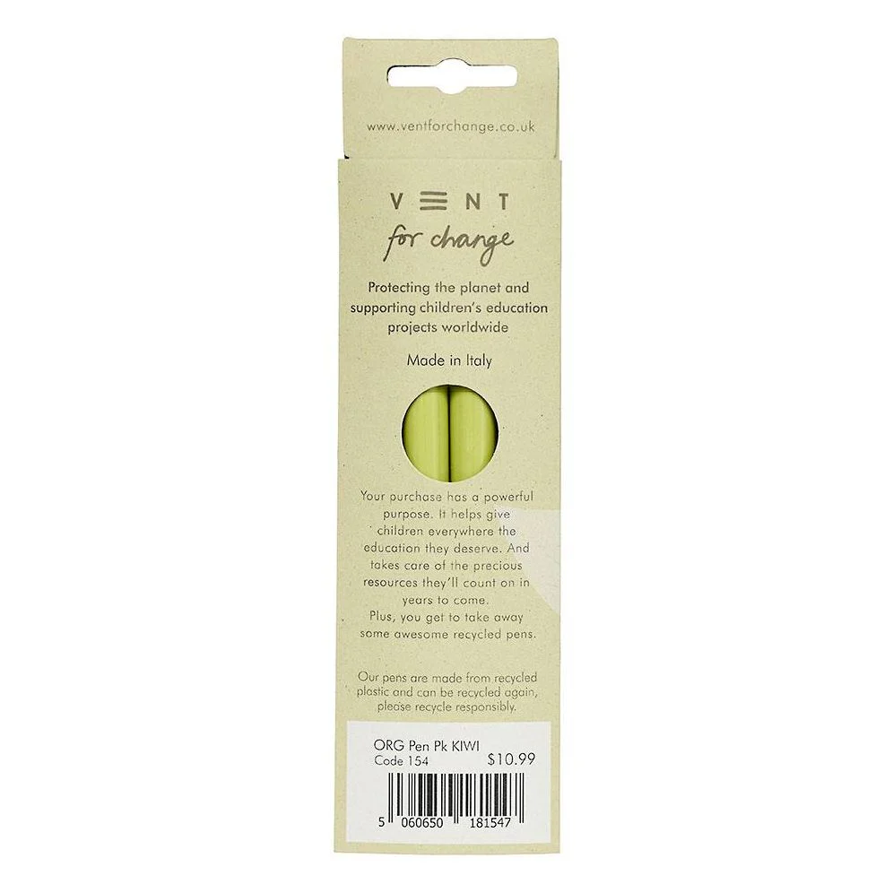 Organics Kiwi Recycled Pens - Image 7