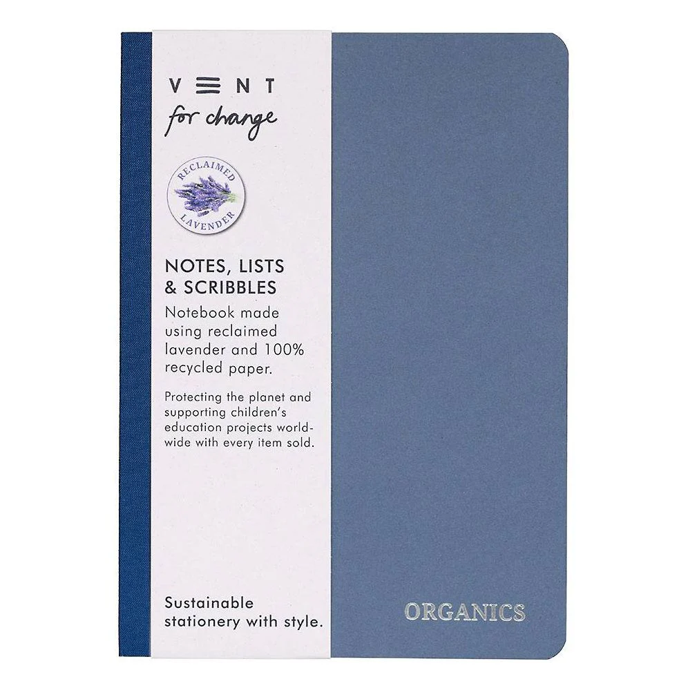 Organics Lavender Recycled Notebook - Image 4