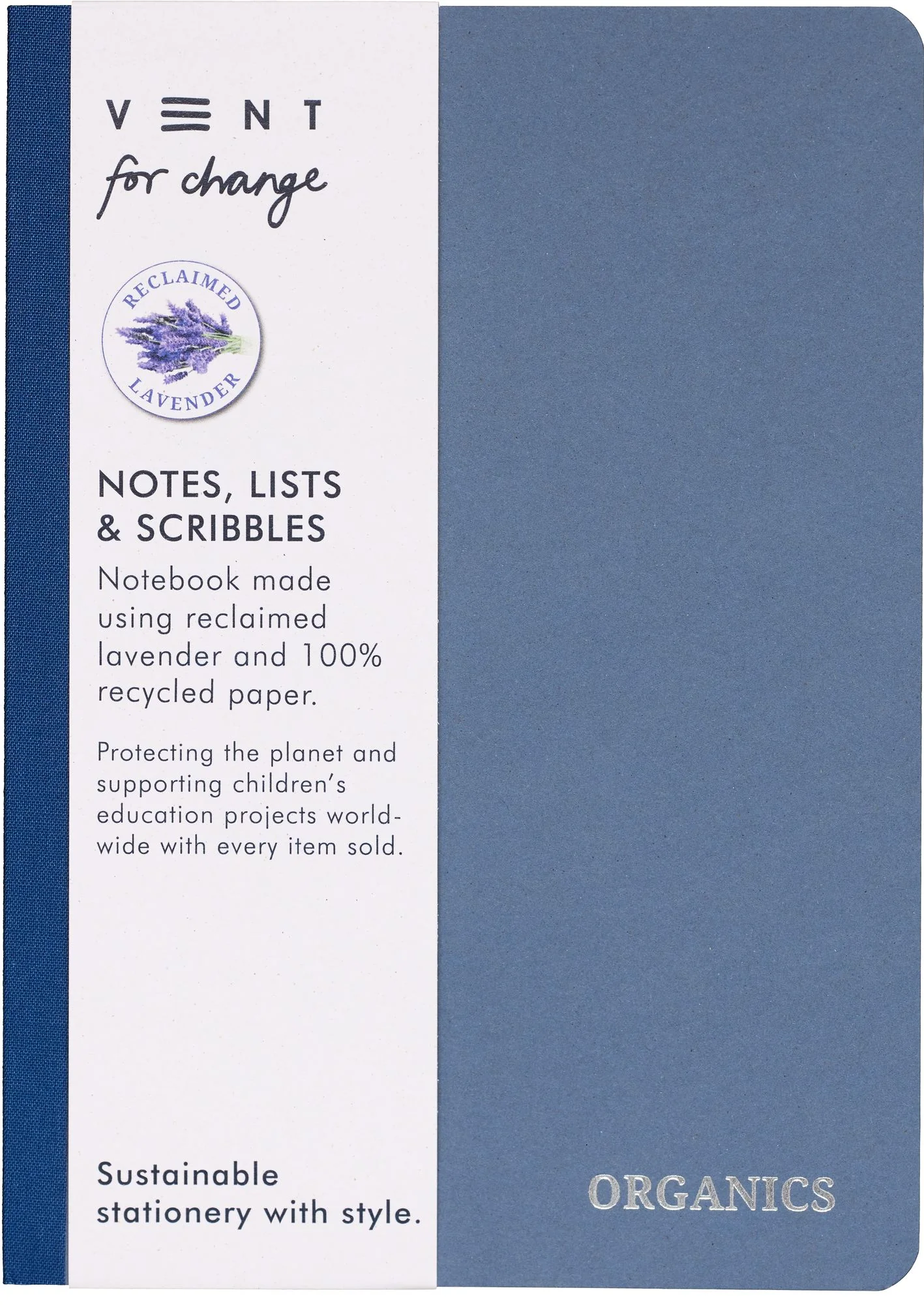 Organics Lavender Recycled Notebook - Image 6