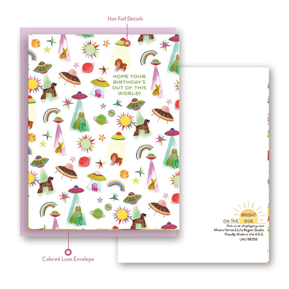 Out of This World Birthday Card - Image 2