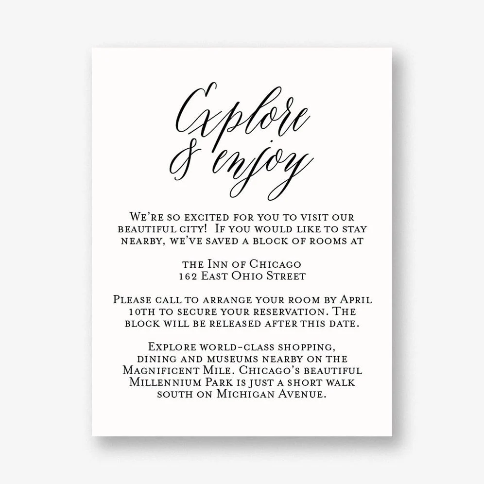 Overlay Information Card