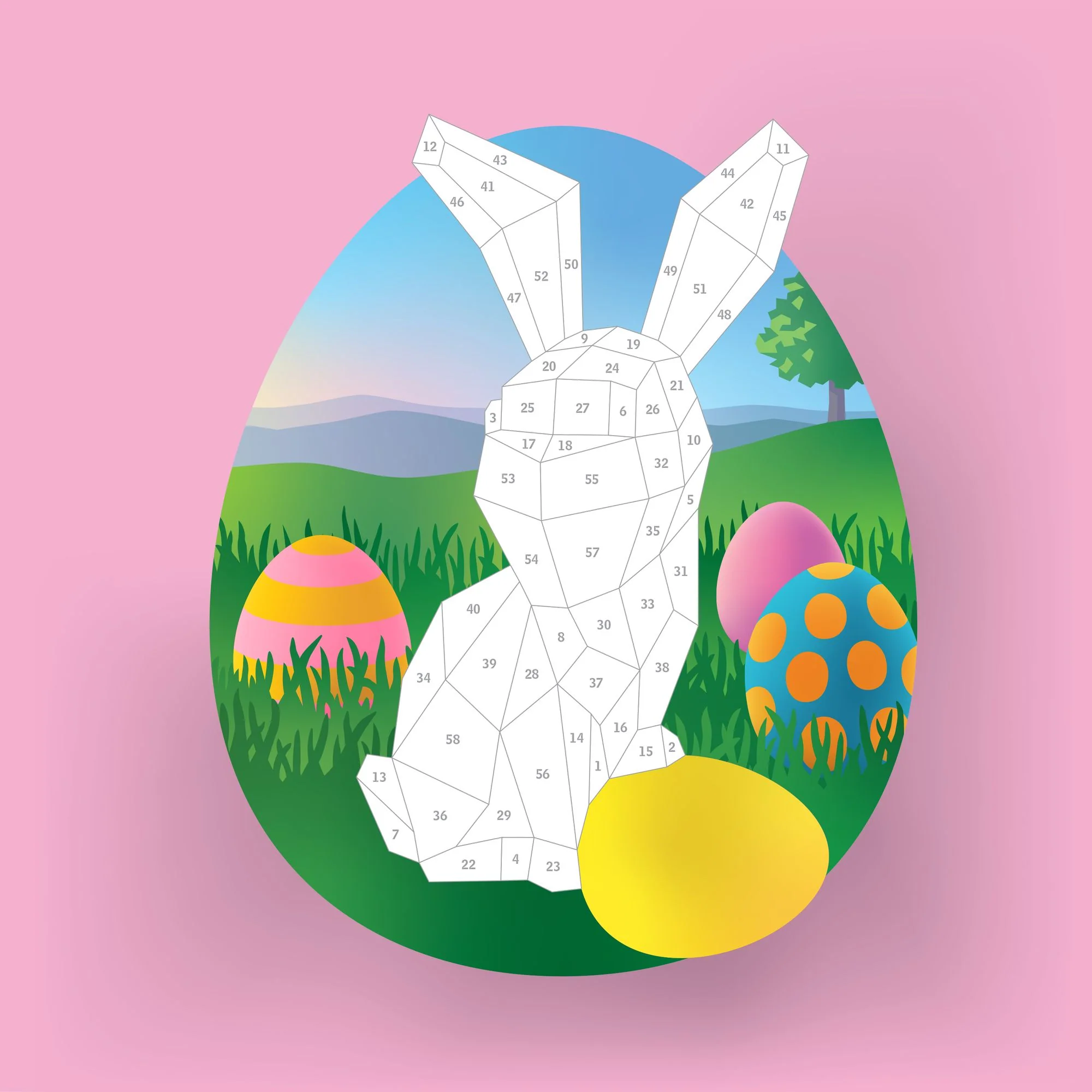 Paint by Sticker Kids: Easter: Create 10 Pictures One Sticker at a Time! - Image 4