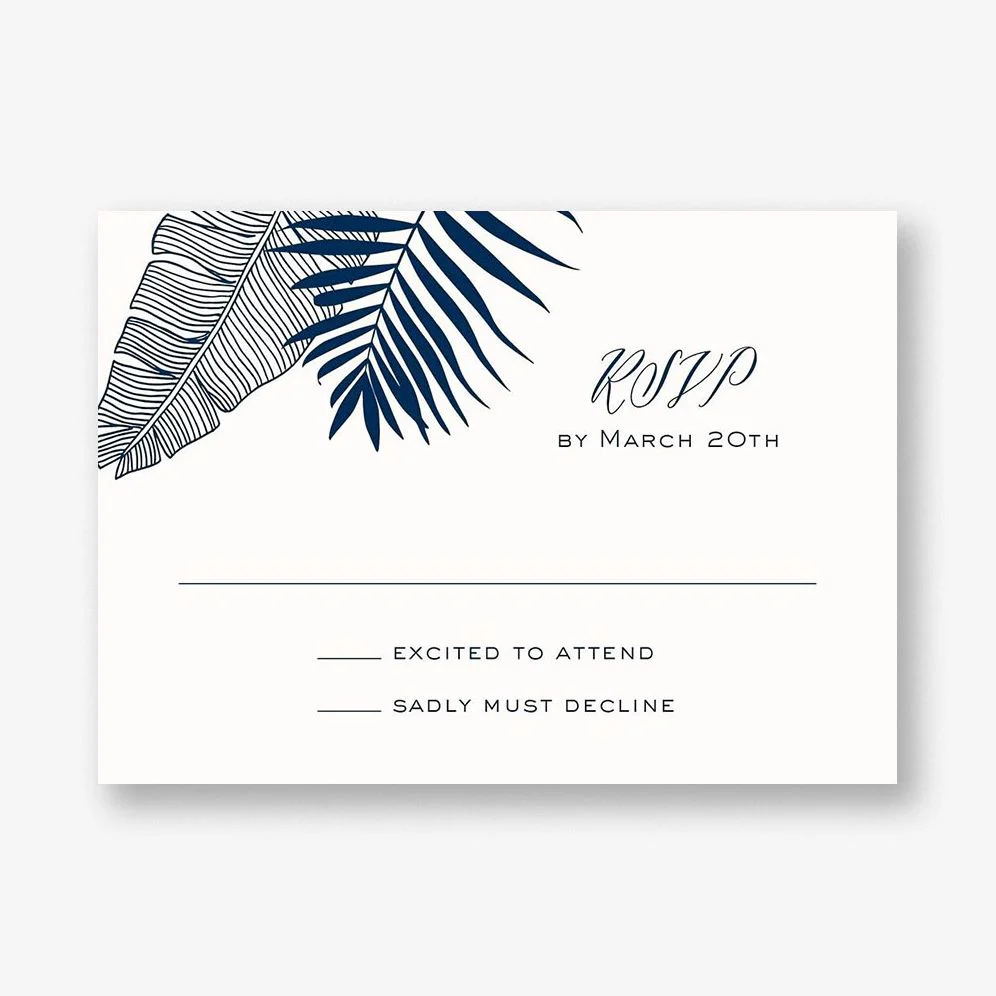Palms Response Card