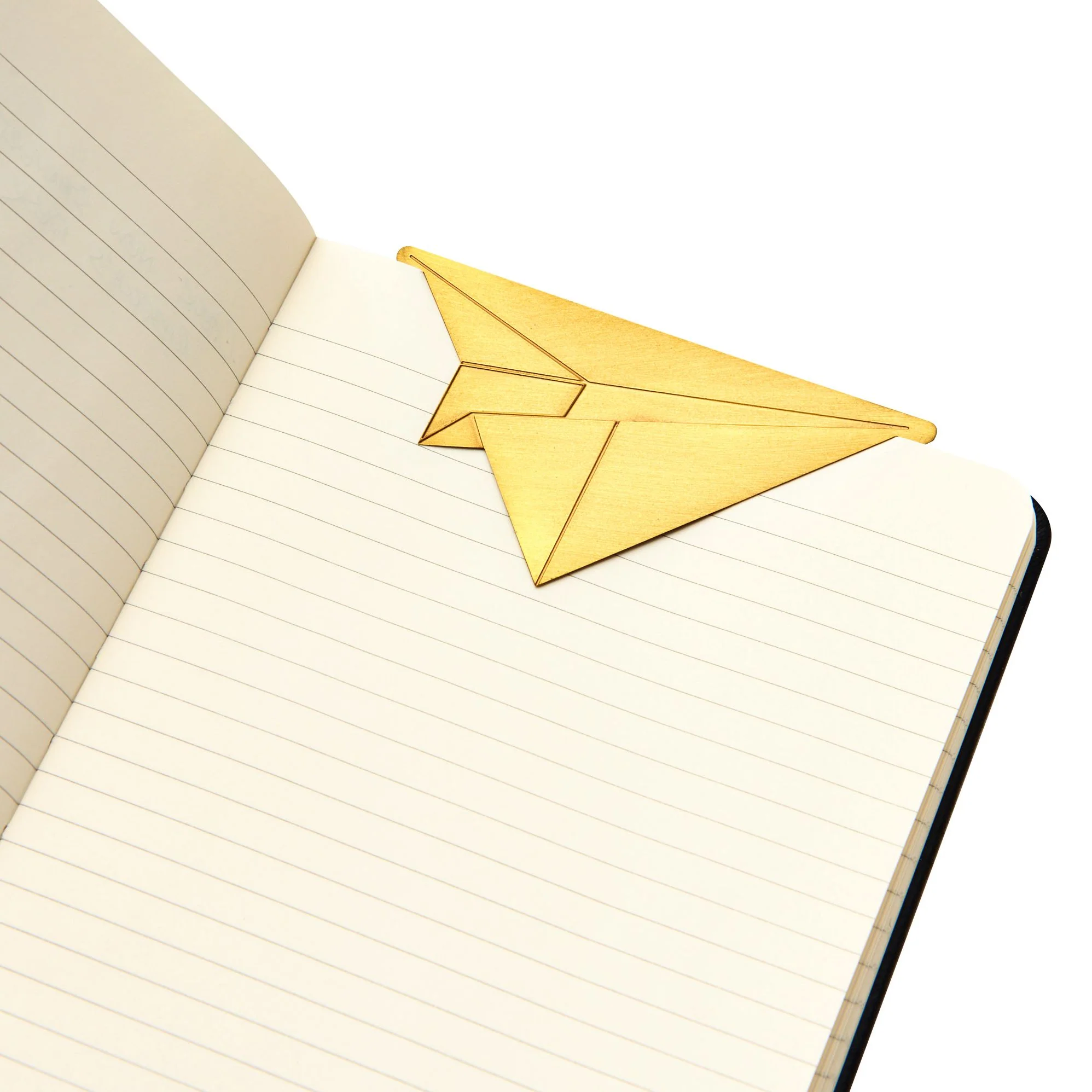 Paper Airplane Brass Bookmark - Image 2