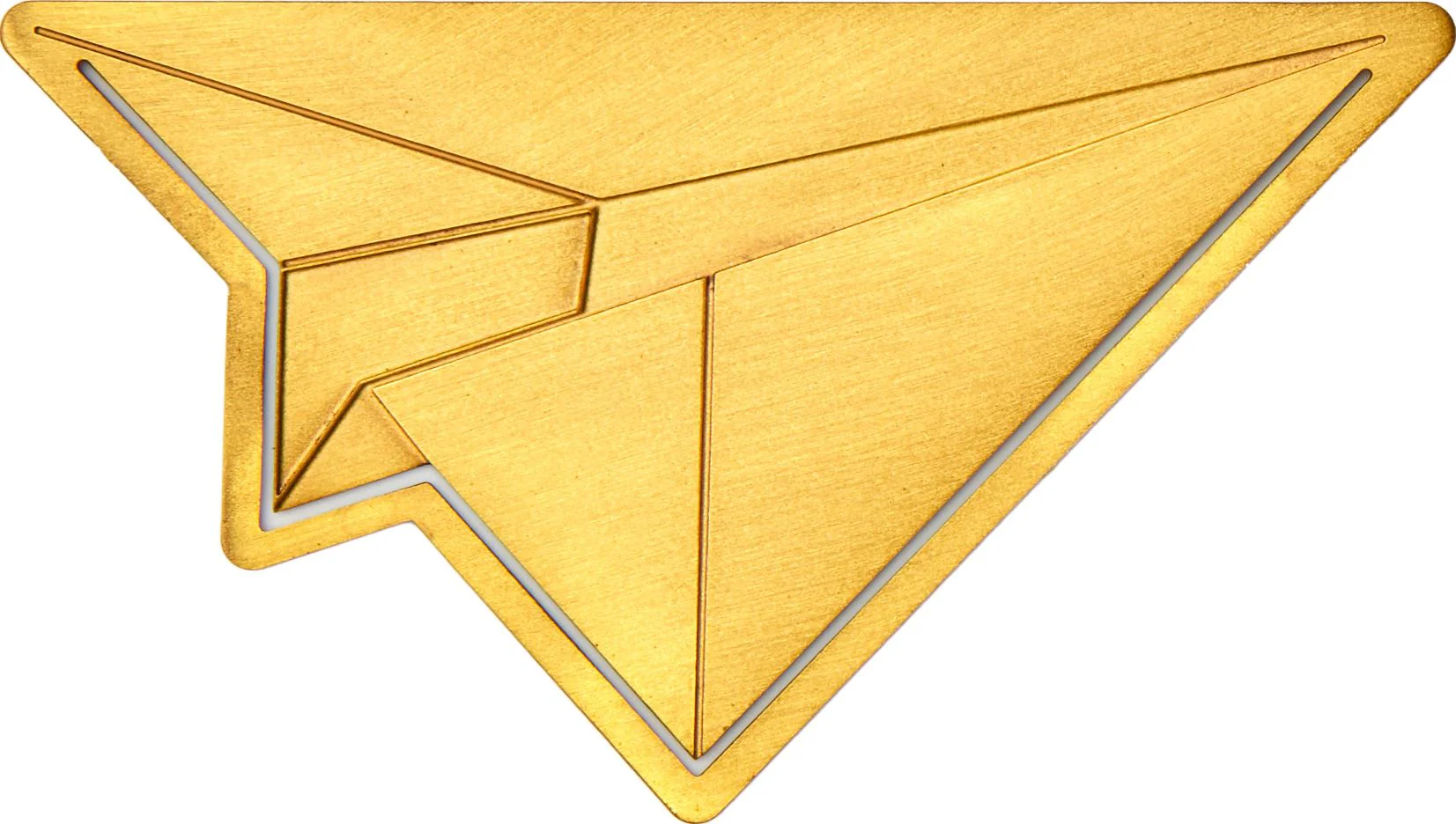 Paper Airplane Brass Bookmark - Image 3