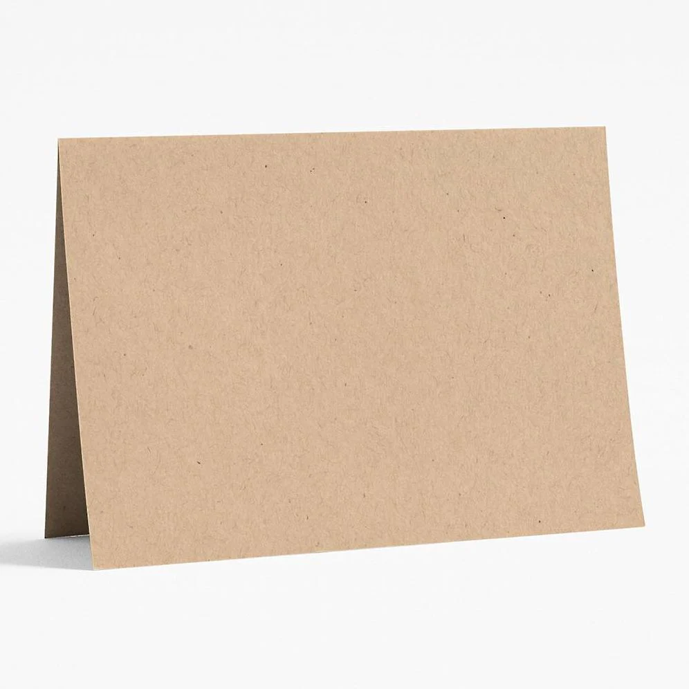 Paper Bag A7 Folded Cards