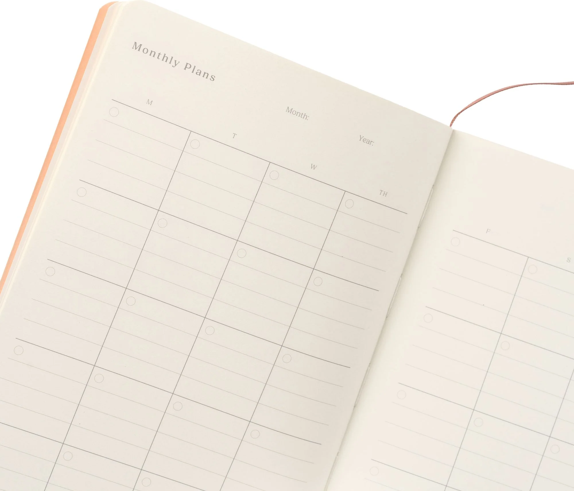 Paper Source A5 Weekly Vertical Undated Planner Pages - Image 3