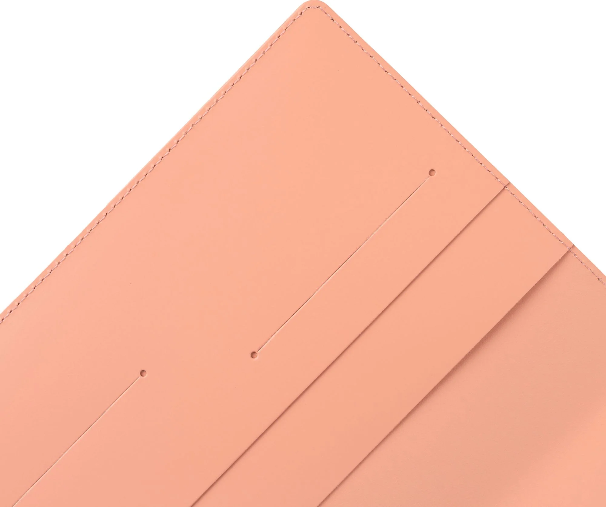 Paper Source Peach Leather Refillable A5 Journal Cover - Image 7