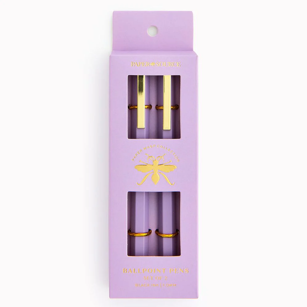 Paper Wasp Dusty Purple Ballpoint S/2 - Limited Edition - Image 2
