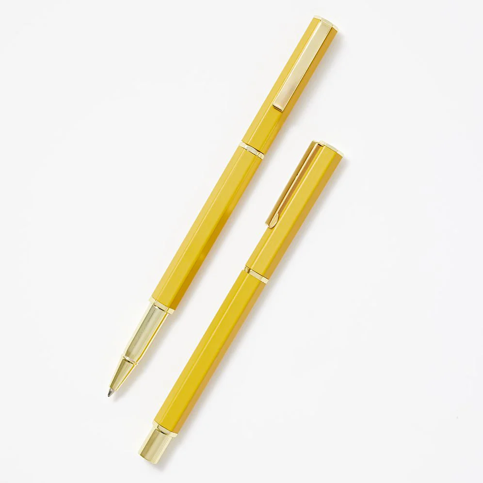Paper Wasp Mustard Ballpoint Pen S/2 - Limited Edition - Image 2