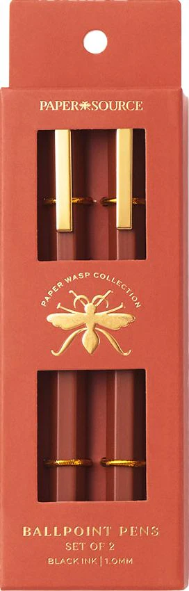 Paper Wasp Rust Ballpoint Pen S/2 - Limited Edition - Image 2