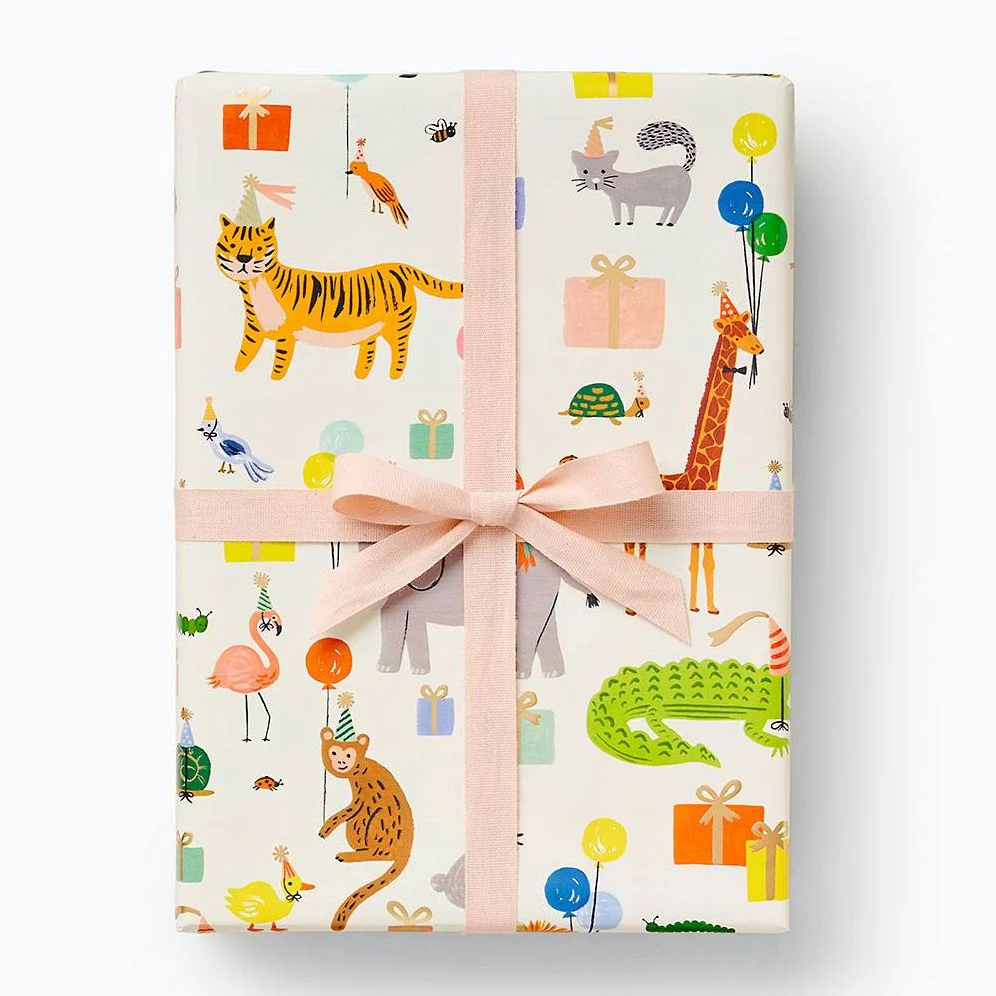 Party Animals Wrapping Paper