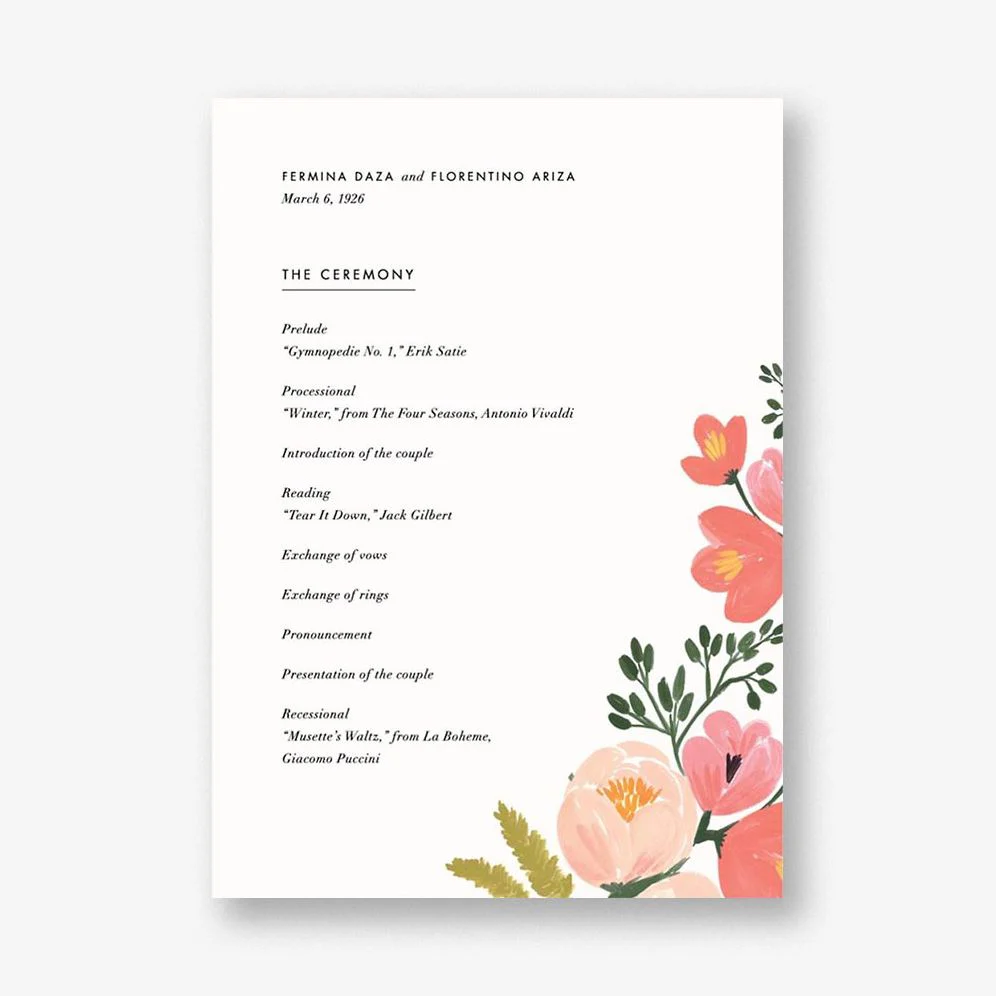 Pastel Petals Program