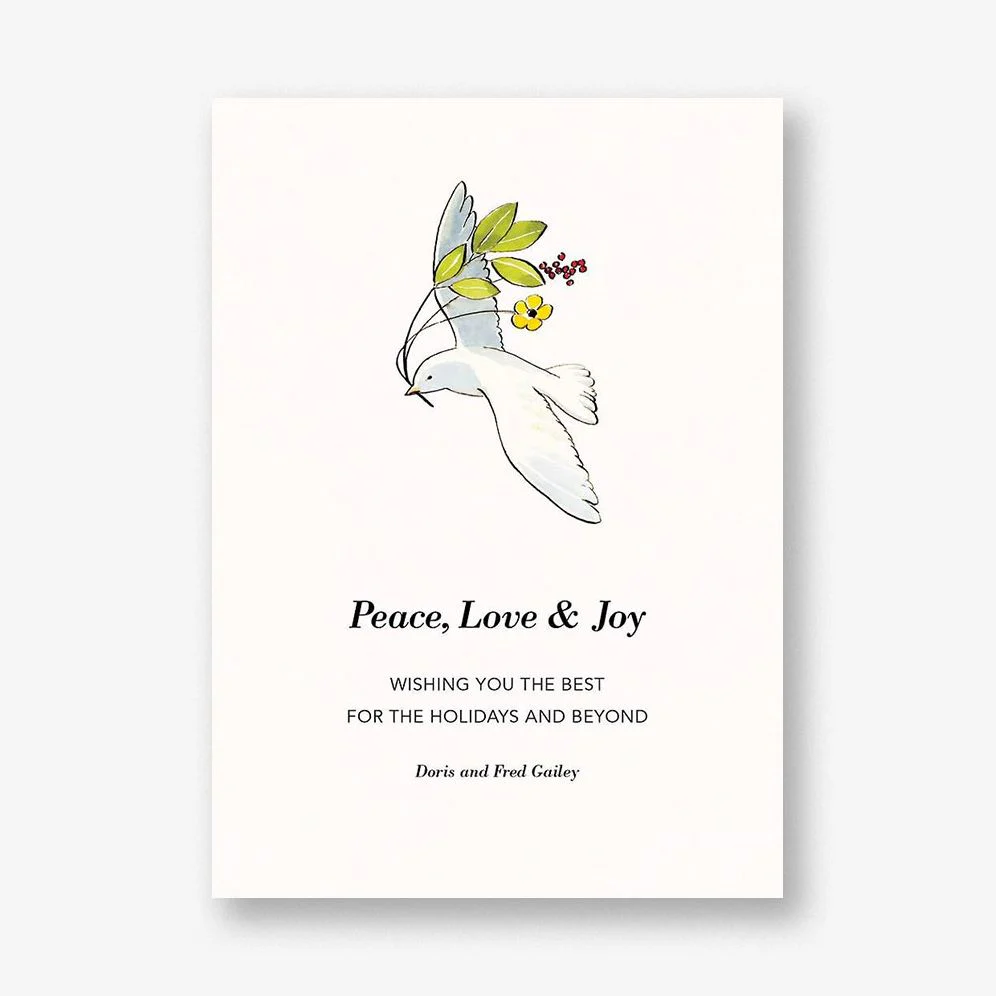 Peaceful Dove Holiday Card