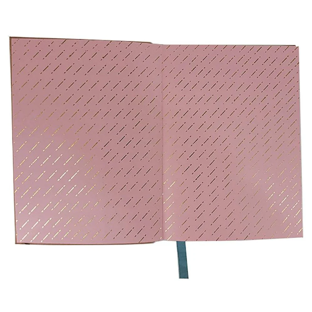 Peach Woven Leather Journal - Image 5