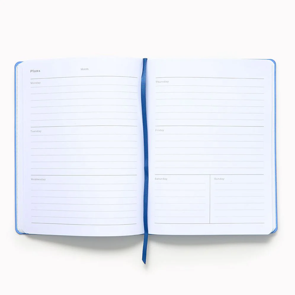 Periwinkle Paper Wasp Undated Planner LG - Image 3