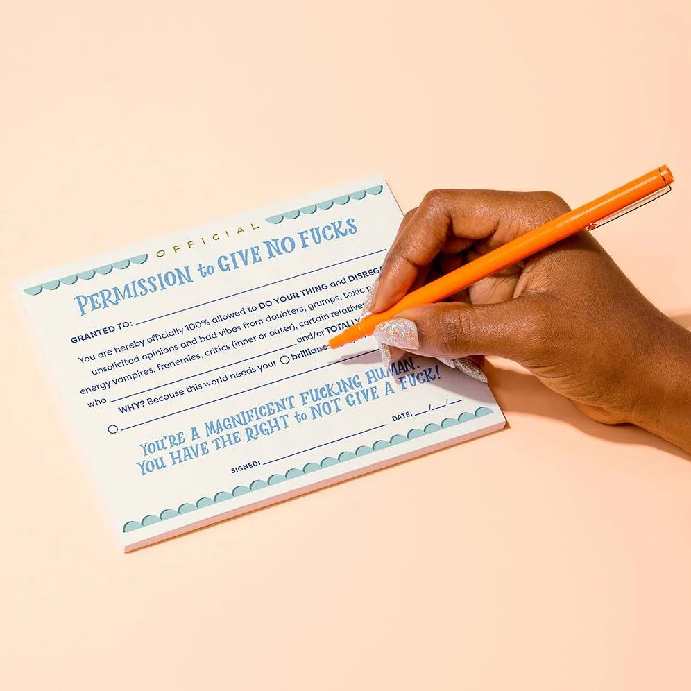 Permission to Give No Fucks Notepad - Image 6