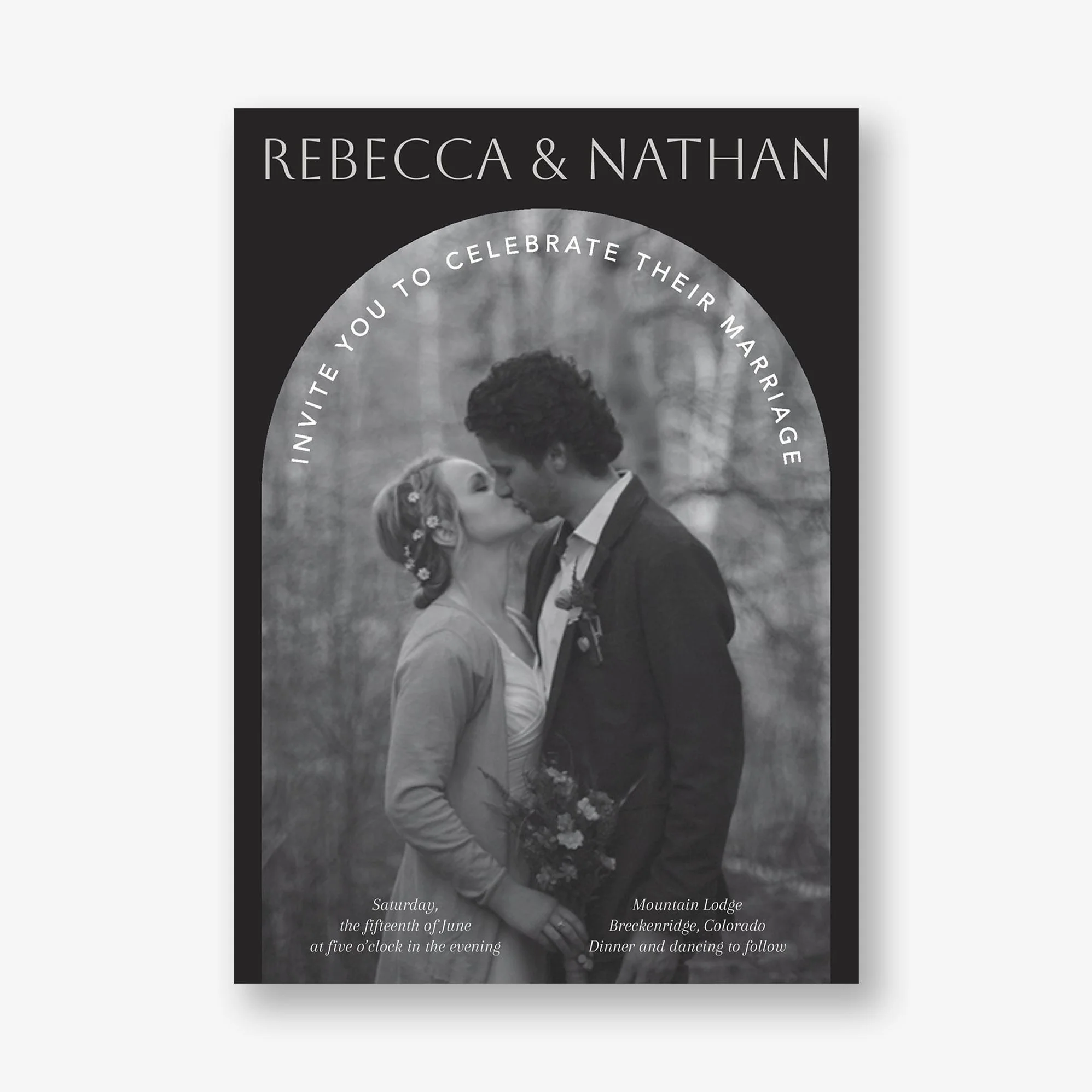 Photo Arch Wedding Invitation - Image 4