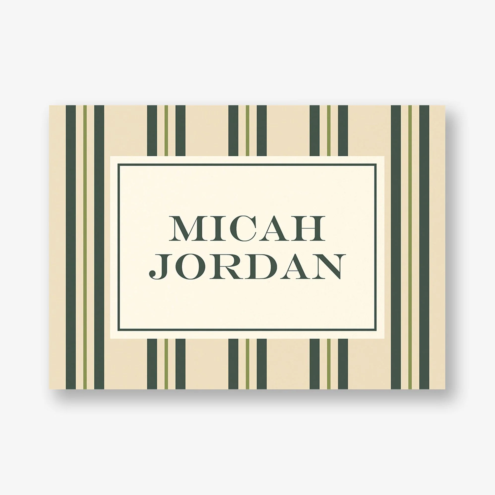 Pinstripe Bar Mitzvah Stationery - Image 5
