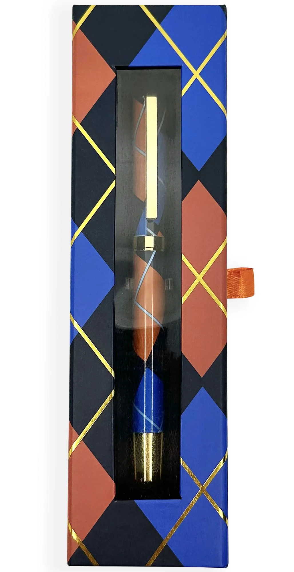 Plaid Boxed Ball Point Pen - Image 2