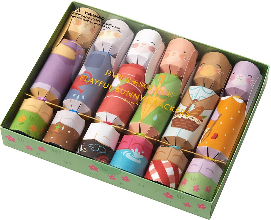 Playful Bunny Party Crackers - Image 2