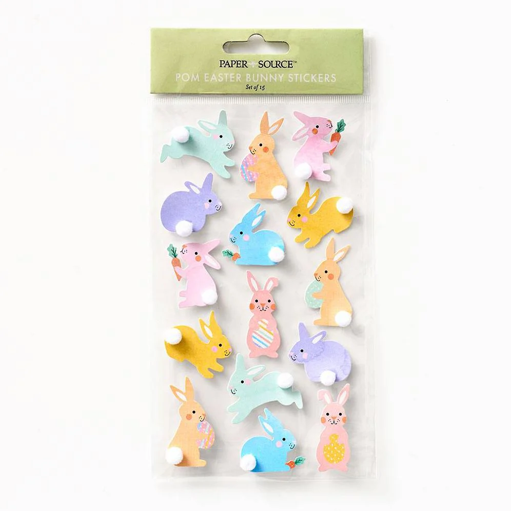 Pom Pom Bunny Stickers - Image 2