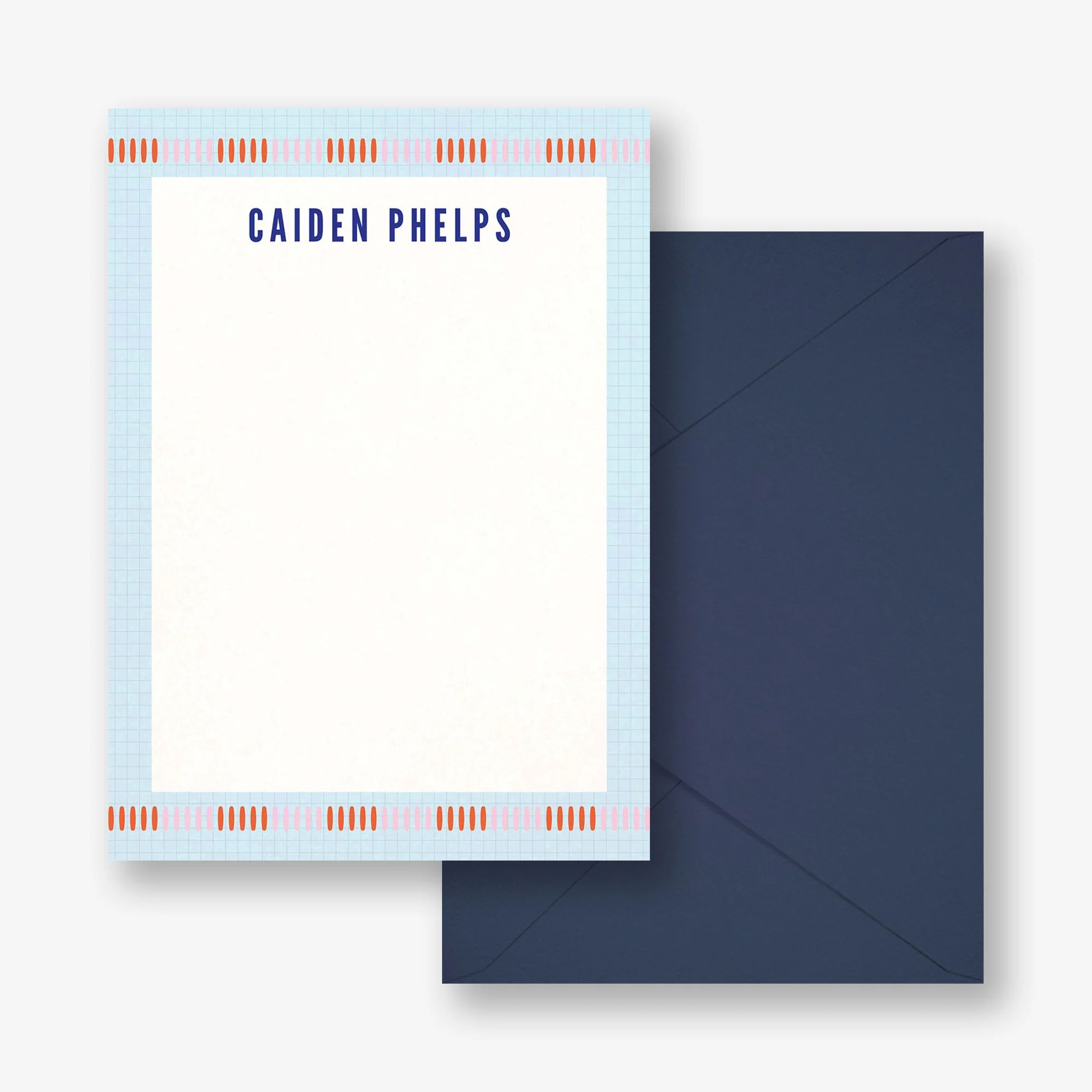 Pool Stripes Stationery - Image 4