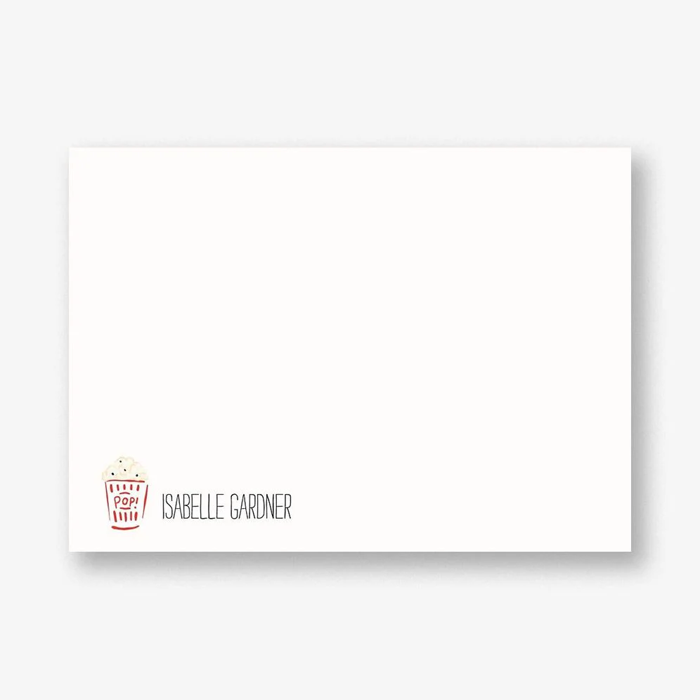 Popcorn Stationery