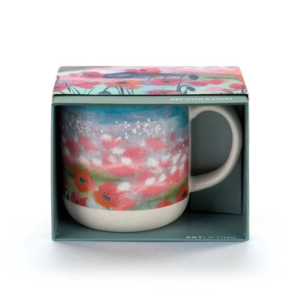 Poppy Floral Art Mug - Image 9