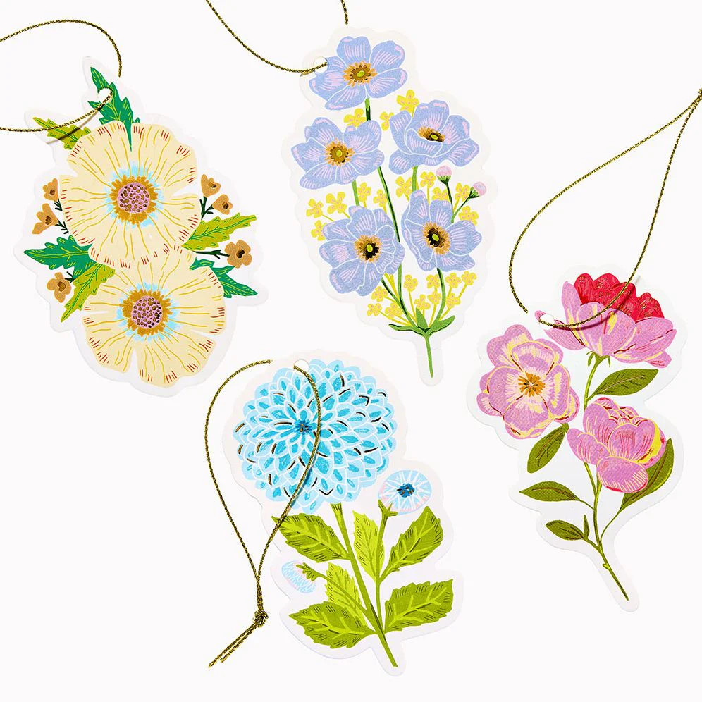 Pretty Blooms Gift Tags Set of 8 - Image 2