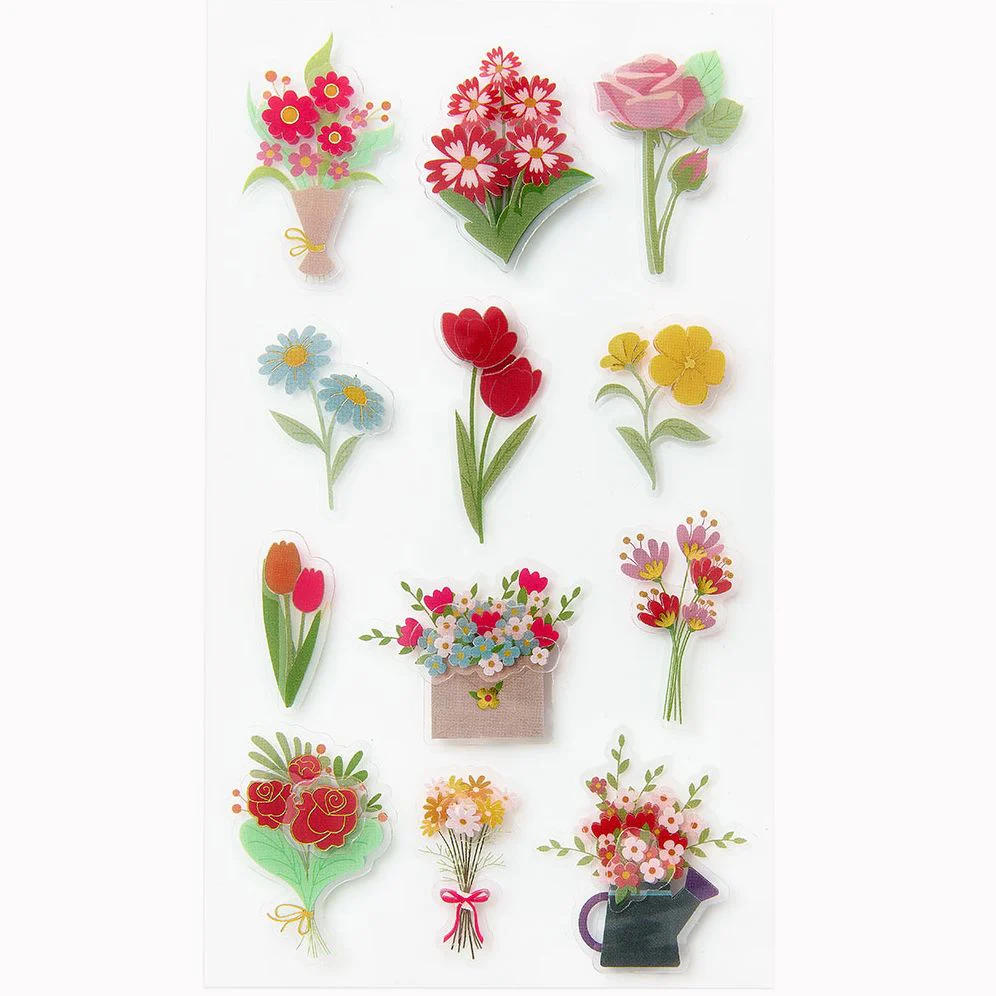 Pretty Floral Sticker Sheet - Image 2