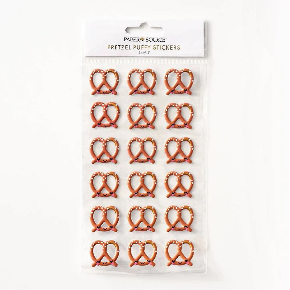 Pretzel Puffy Stickers - Image 3