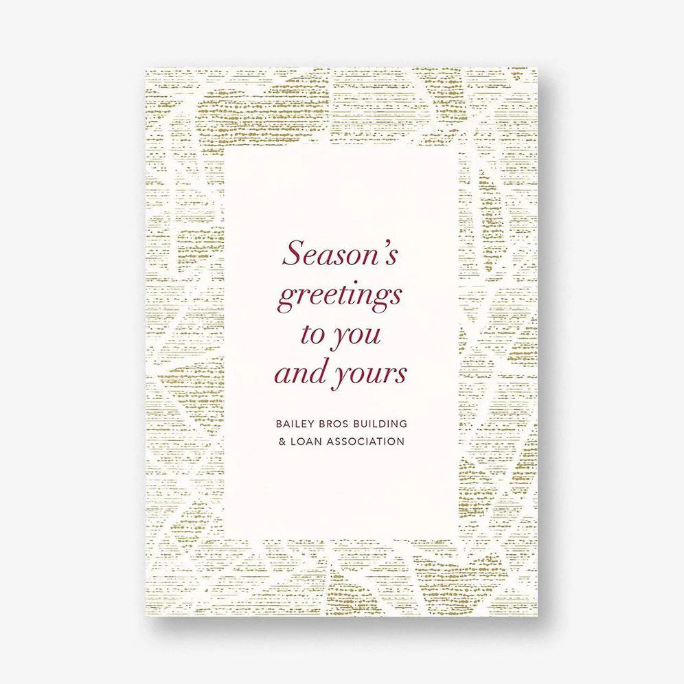 Prism Frame Holiday Card