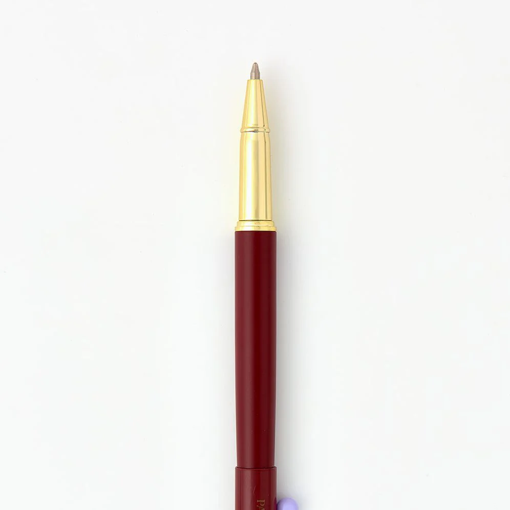 PS Collection Maroon Lavender Cap Ballpoint Pen - Image 3