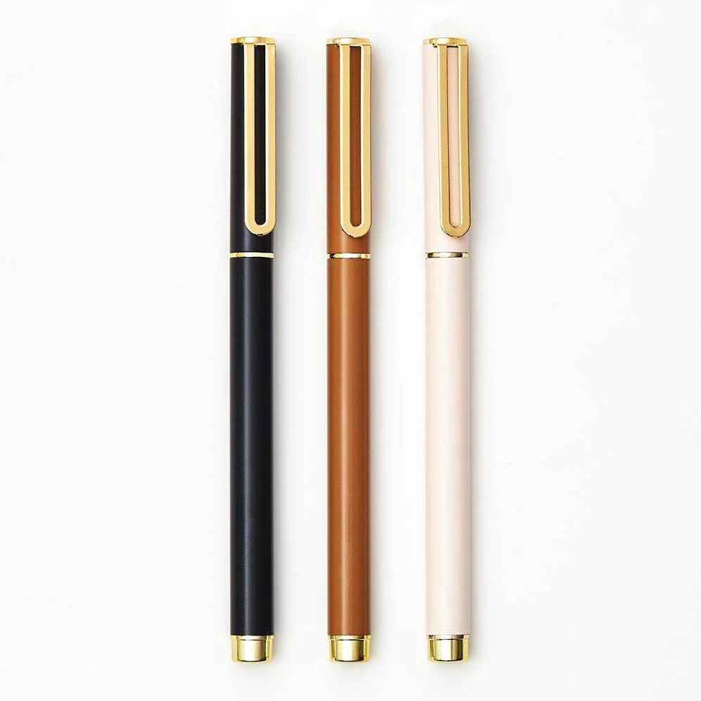 PS Collection Neutral Metal Ballpoint Cap Pen S/3