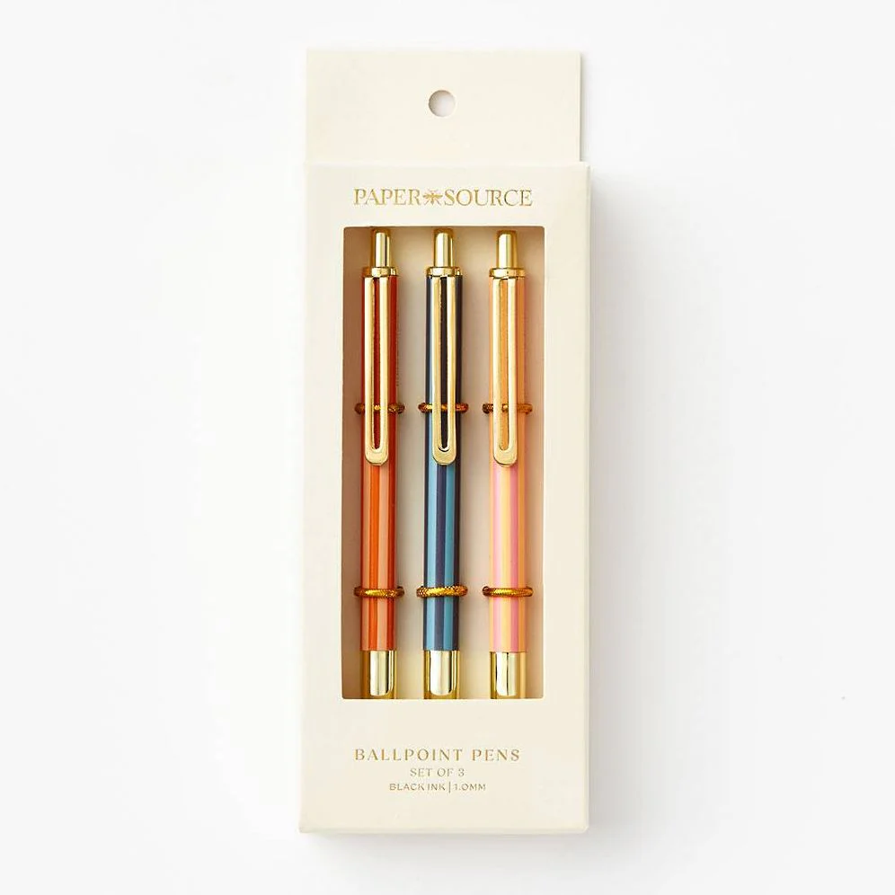 PS Collection Slim Stripe Ballpoint Pen S/3 - Image 3