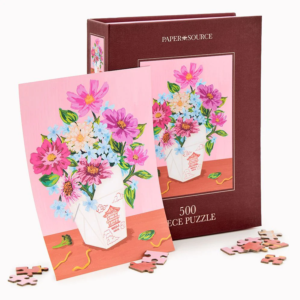 PS Takeout Bouquet 500pc Book Puzzle - Image 3