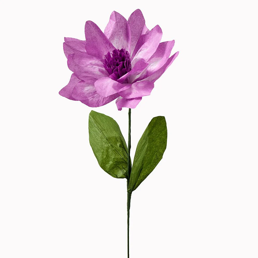 Purple Lily Paper Flower