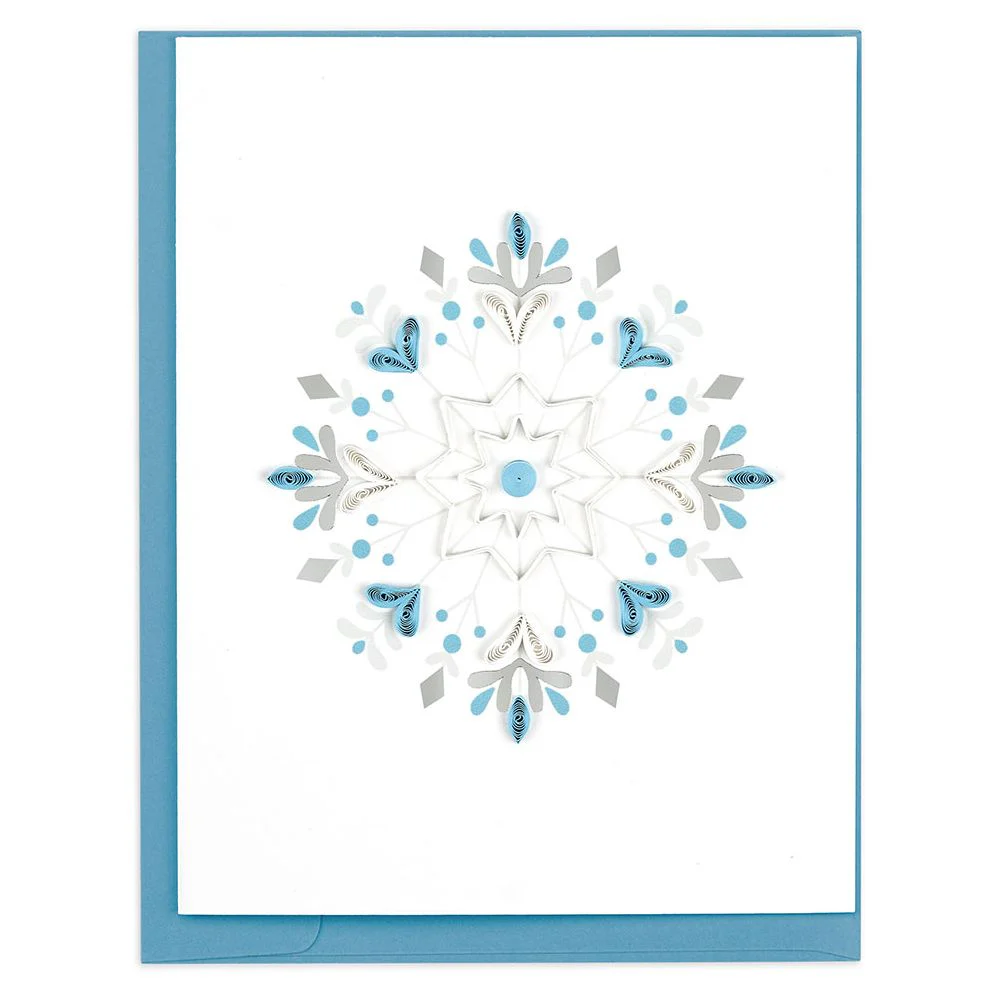 Quilling Winter Snowflake Stationery Set - Image 5