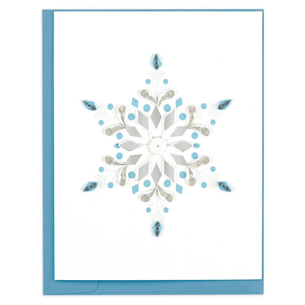 Quilling Winter Snowflake Stationery Set - Image 6