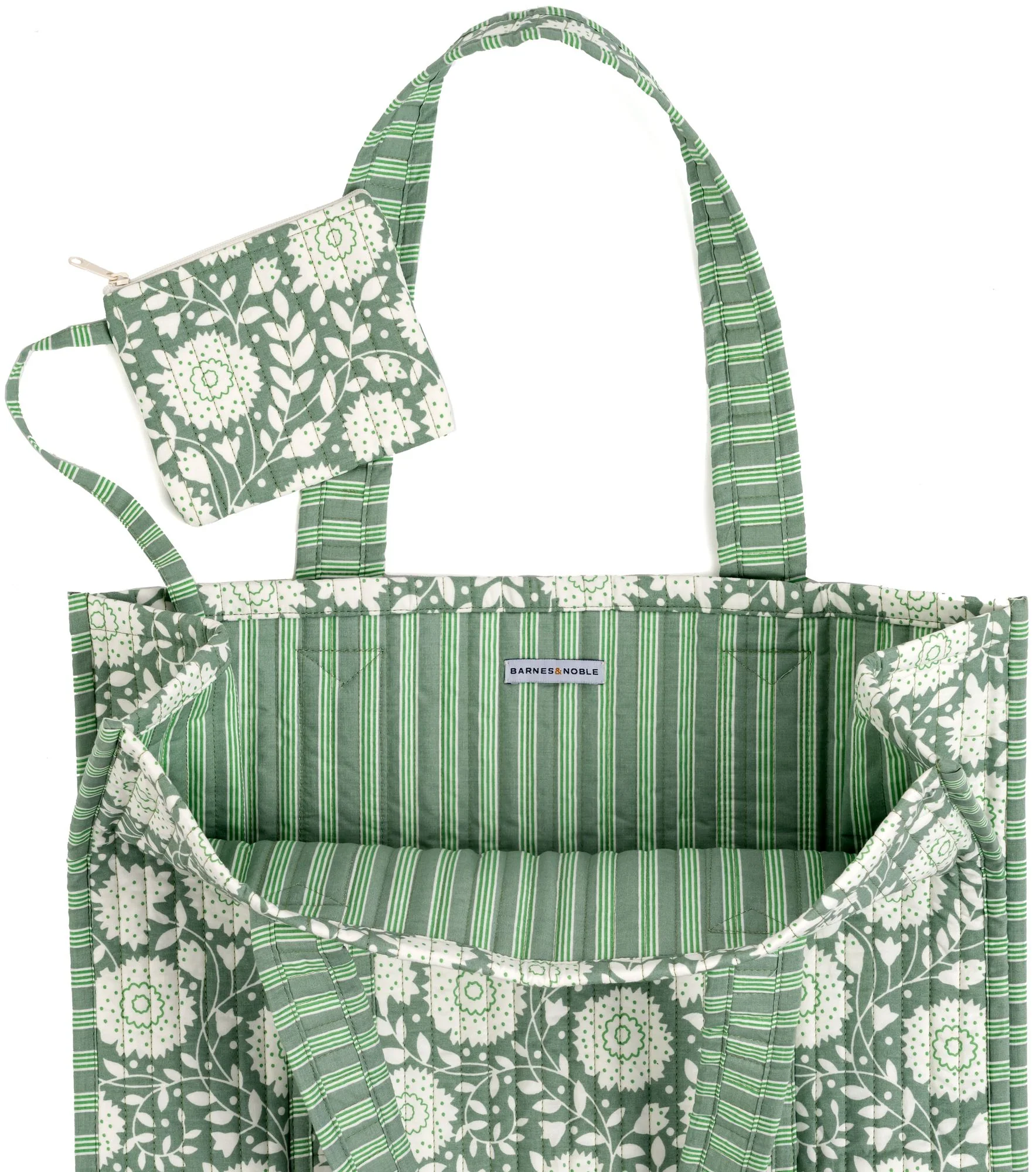 Quilt Tote- Green - Image 2