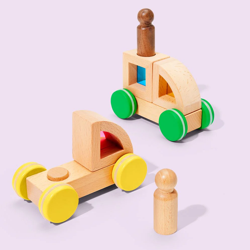Rainbow Block Cars - Image 2