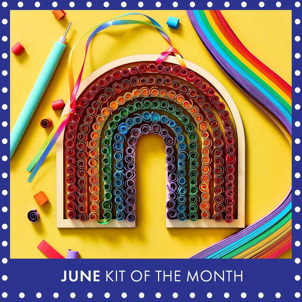 Rainbow Paper Quilling Craft Kit