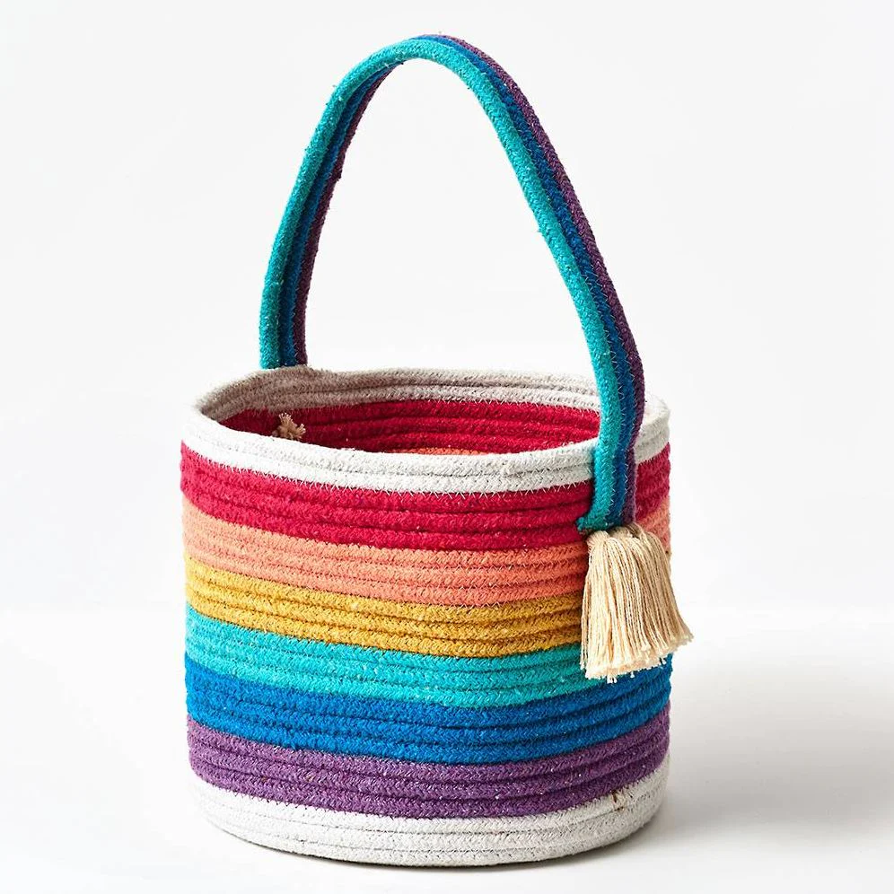 Rainbow Rope Easter Basket - Image 2