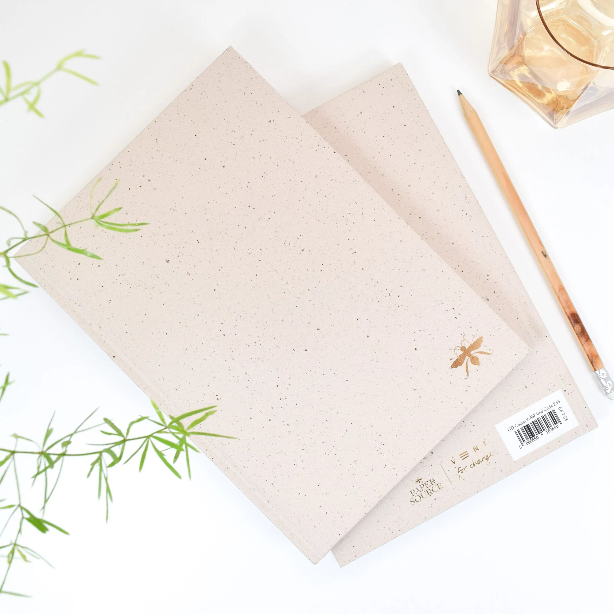 Recycled Cocoa Lined Paper Wasp Journal - Limited Edition - Image 5