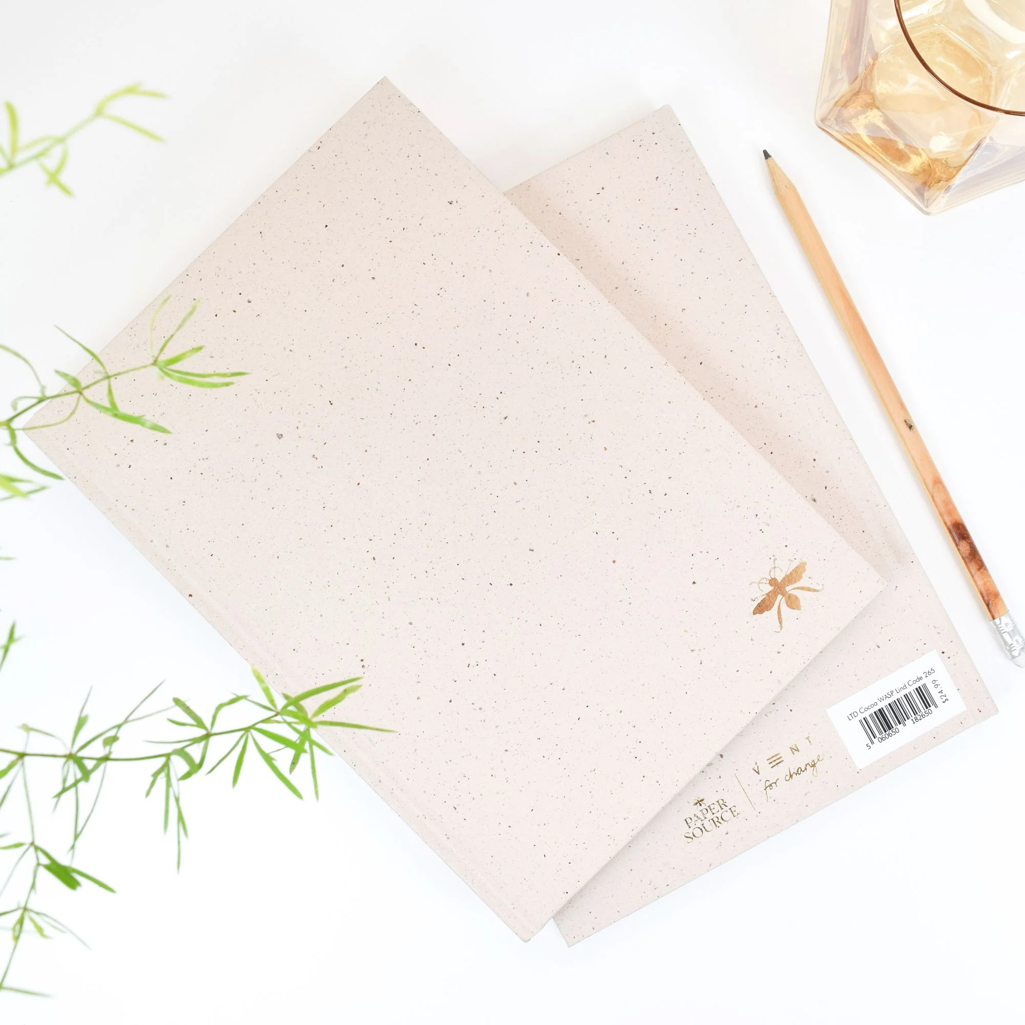 Recycled Cocoa Lined Paper Wasp Journal - Limited Edition - Image 8